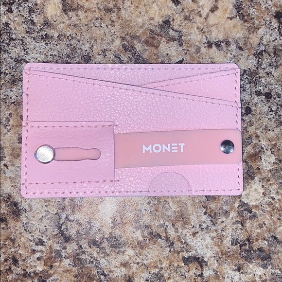 Card holder with kickstand for cell phone - Picture 1 of 3